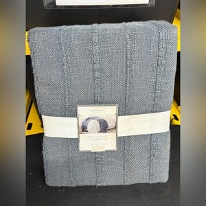 Threshold Gray End of Bed Throw ~ 100% Cotton
